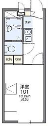 レオパレスシャンテ 1Kの間取図画像