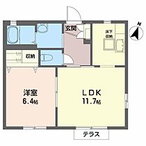 サンジェルマン・アイＡ 101 ｜ 宮城県石巻市大橋３丁目4-14（賃貸アパート1LDK・1階・42.00㎡） その2