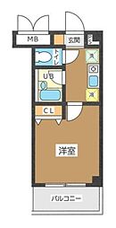OhanaState 1Kの間取図画像