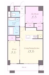 LaGrace 1SLDKの間取図画像