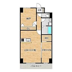 豊中市三和町1丁目マンション 1SLDKの間取図画像