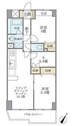 KDXレジデンス二子玉川 3LDKの間取図画像