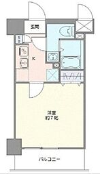 GENOVIA西川口II 1Kの間取図画像