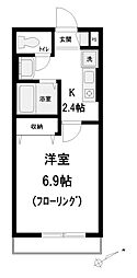 プラウドヒル成増 1Kの間取図画像