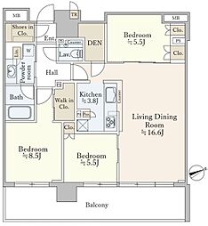 間取図画像 3SLDK