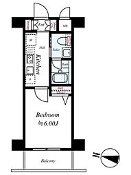 L-FlatOmiyaavignity 1Kの間取図画像