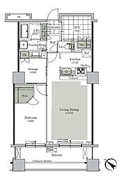 ParkCube西ヶ原STAGE 1LDKの間取図画像