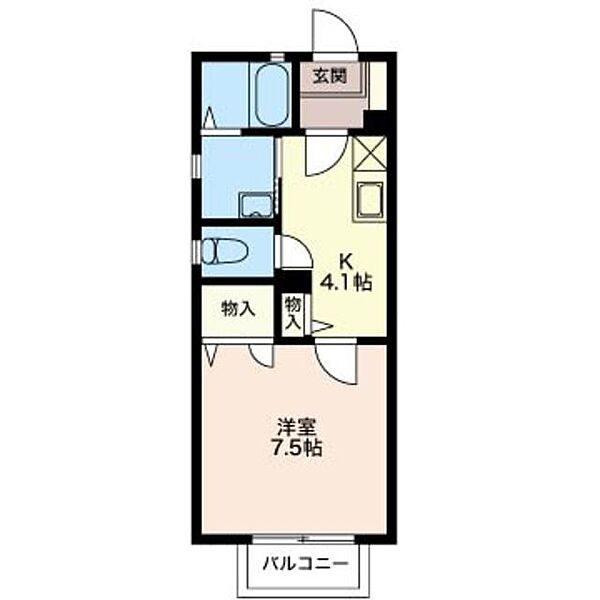 レーベンス 0102｜新潟県新潟市中央区堀割町(賃貸アパート1K・1階・30.21㎡)の写真 その2