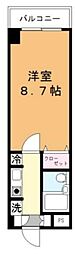 グリーンプラザ北綾瀬4 4階1Kの間取り
