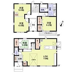フォレストハウス緑台 1階4LDKの間取り