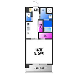 PHOENIXCloveTomoi 1Kの間取図画像