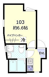 Grip吉祥寺 1階1Kの間取り
