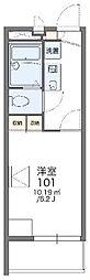 レオパレス大倉山メルベーユ2 1Kの間取図画像