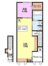 間取図画像 1LDK