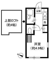 RiviereLandOrange 1Kの間取図画像