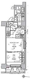 RELUXIA本所吾妻橋III 1LDKの間取図画像