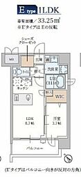 ファステート大阪グラッシュ 1LDKの間取図画像