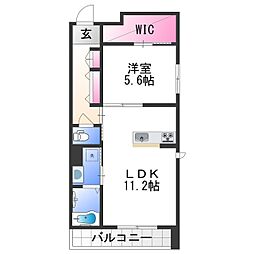 間取図画像 1LDK