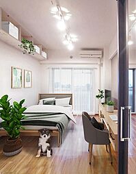 サンヴェール府中 1階ワンルームのリビング/ダイニング