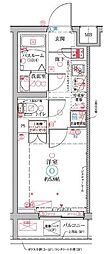 クレヴィスタ横浜大口 1Kの間取図画像
