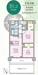 Mimosa北朝霞 1階1SLDKの間取り