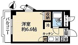 AP-坂戸 1Kの間取図画像