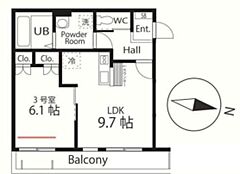 物件の間取り
