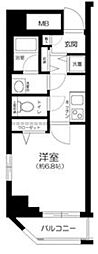 メインステージ浅草橋2 1Kの間取図画像