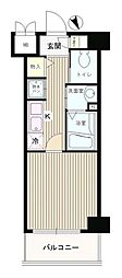 ScenaM 1Kの間取図画像