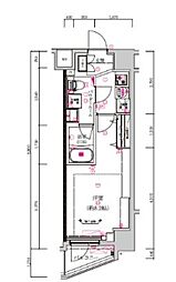 スプレスター大森山王 1Kの間取図画像