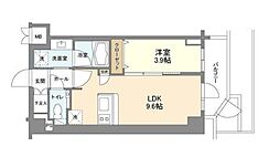 スタイリオ渋谷南平台 1階1LDKの間取り
