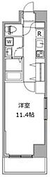 オーキッドレジデンス神田錦町 1Kの間取図画像