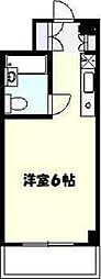 ハイツトーカンドー ワンルームの間取図画像