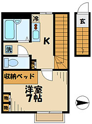 レオパレスＹＯＳＨＩＮＯ(21237) 2階