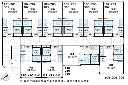 ShantiCasa四谷若葉 ワンルームの間取図画像