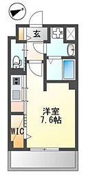 ティアレ ワンルームの間取図画像