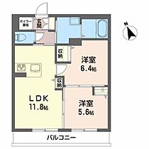 カーサレジオ千秋 303 ｜ 秋田県秋田市千秋城下町5-8（賃貸マンション2LDK・3階・54.00㎡） その2