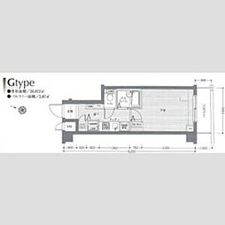フェニックス板橋本町 3階1Kの間取り