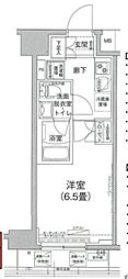 アイルグランデ南大井 1Kの間取図画像