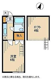 ガーデンイン南平 1Kの間取図画像