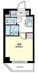 パークウェル方南町 1Kの間取図画像