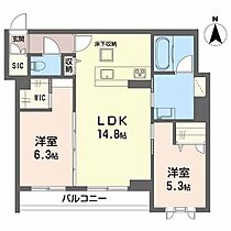 Ｓｅｒｅｎｉｔｙ 103 ｜ 宮城県仙台市宮城野区新田東１丁目14-1他（賃貸アパート2LDK・1階・62.38㎡） その2