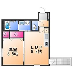 間取図画像 1LDK