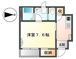 フォルビート 1Kの間取図画像