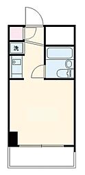 TOP立川No.1 ワンルームの間取図画像