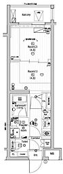 PREMIUMCUBE東中野 2Kの間取図画像