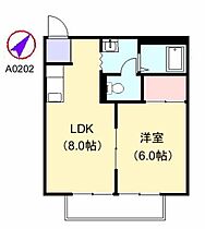 ディアス帯山 A0202 ｜ 熊本県熊本市中央区帯山６丁目5-20（賃貸アパート1LDK・2階・33.33㎡） その2