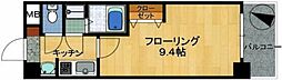 ブライトハイム 1Kの間取図画像