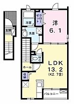 東京都福生市大字熊川237-5（賃貸アパート1LDK・2階・46.90㎡） その2