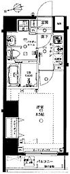 ジェノヴィア中野野方グリーンヴェール 1Kの間取図画像